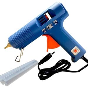 All Products crown 150w heavy duty glue gun with temperature control regulator & thin nozzle for precise glue output (diy & professional use) + 5 glue sticks cr 150